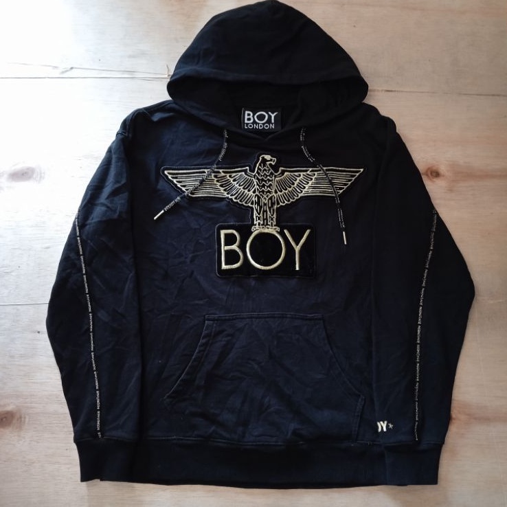 BOY LONDON GOLD BORDIR HOODIE SECOND/BEKAS