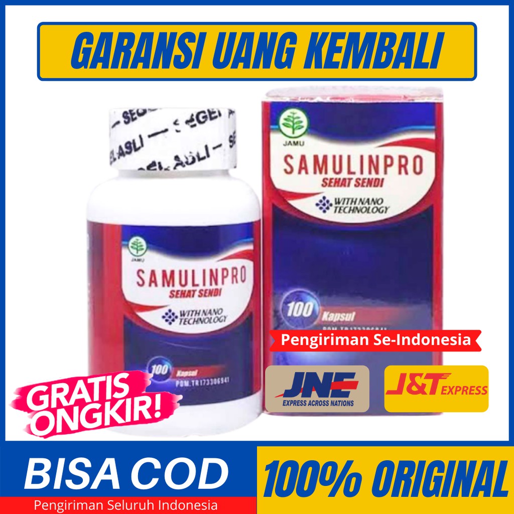 SAMULINPRO / Pelemas Otot, Nyeri Sendi, Pegal, Kaku, Syaraf Kejepit, Asam Urat, Rematik Asli Obat He