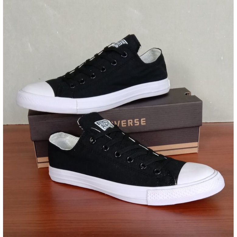 sepatu converse all star ct chuck taylor black white all star ct hitam putih