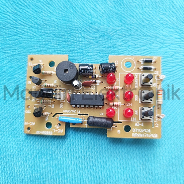 Modul PCB dan Remot Kipas Angin Sekai