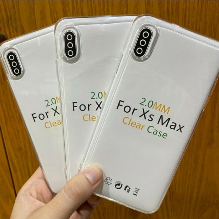 C/C- Softcase Clear Case Sillikon Kondom Case Bening Casing Iphone XS Max