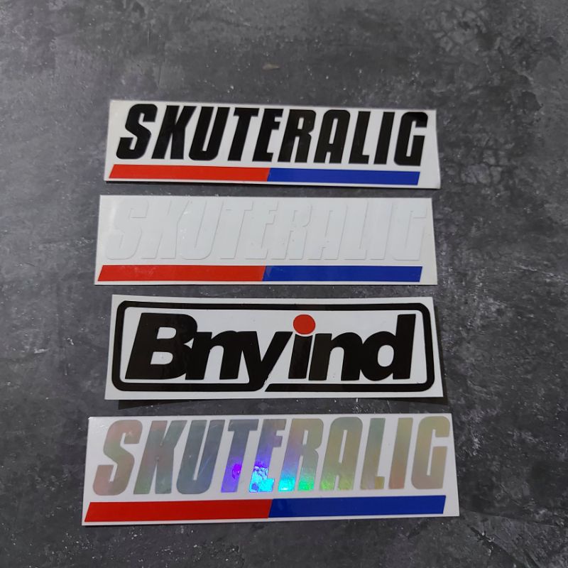 STICKER SKUTERALIG CUTTING