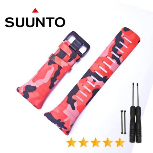 Suunto Core Strap Camo Original red black army