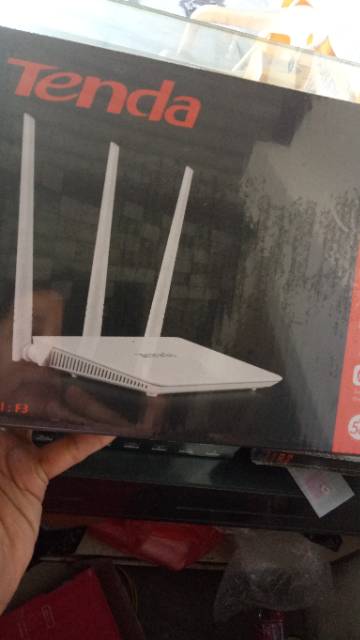 Tenda F3 Wireless router 300Mbps 3 antena WISP Support
