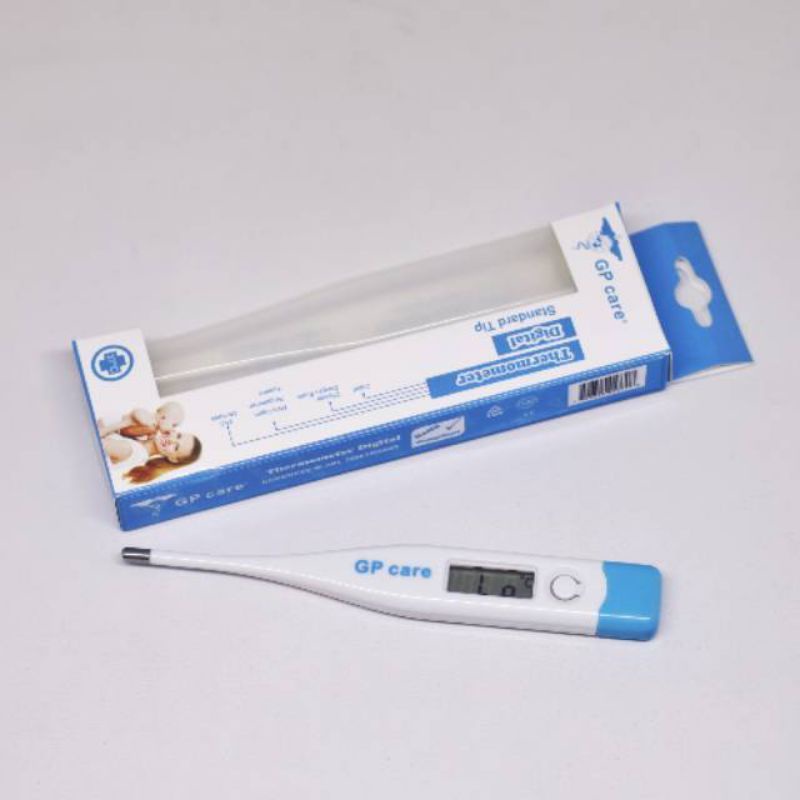 Termometer GP CARE STANDAR TIP Ujung Termo Kaku Alat Pengukur Pengukuran Suhu Panas Anak Bayi Dewasa