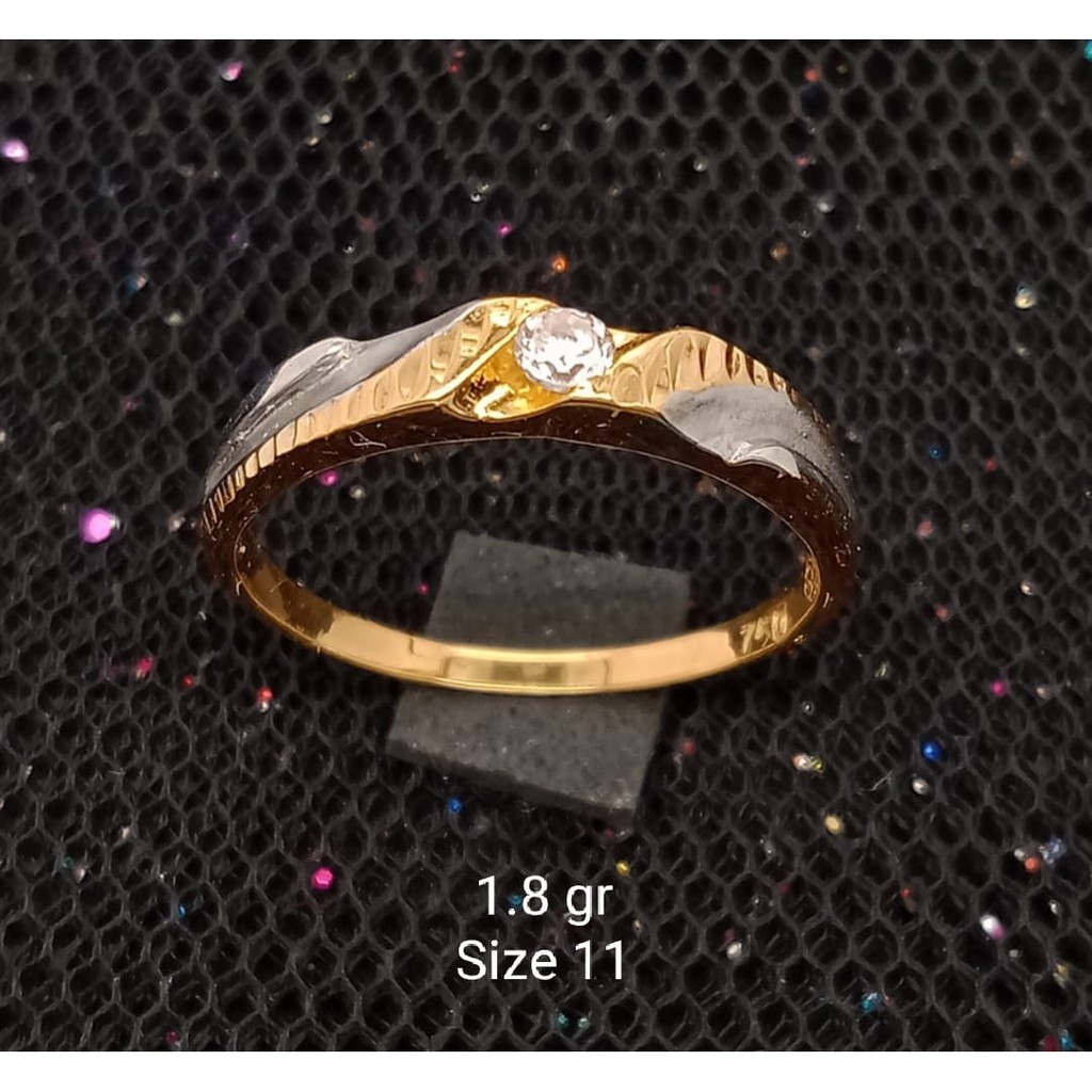 Cincin Emas 17 K - 1.8 gr Kadar 750 - 3370