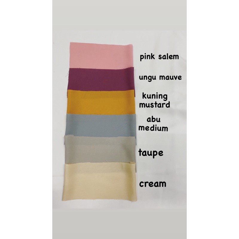 Jual kain RAYON VISCOSE polos 2 untuk gamis tunik gamis