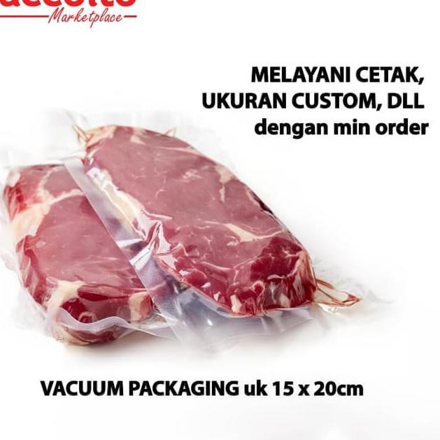 

✰HOT SALE» Plastik vakum 15x20cm kemasan packing 15 x 20 cm sous vide *F*