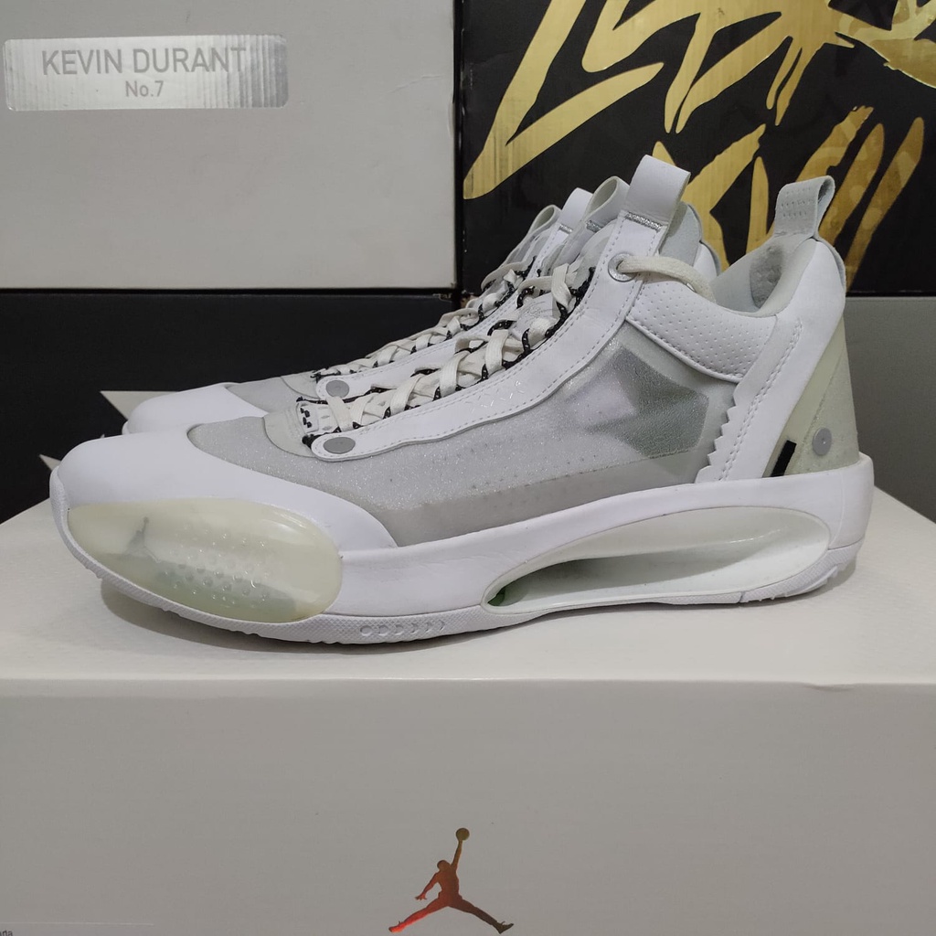 Preloved Sepatu Basket Nike Air Jordan AJ 34 XXXV Low PF 'Pure Money' Original