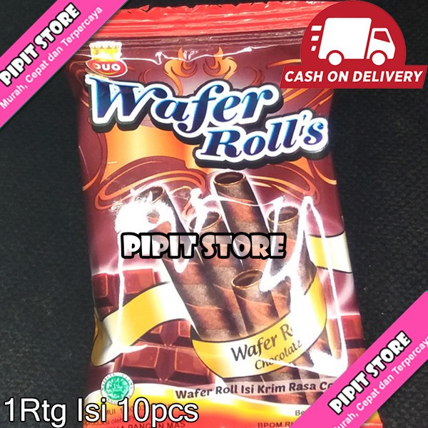 

Wafer Rolls Astor Mini MAKANAN 1rtg 10bungkus