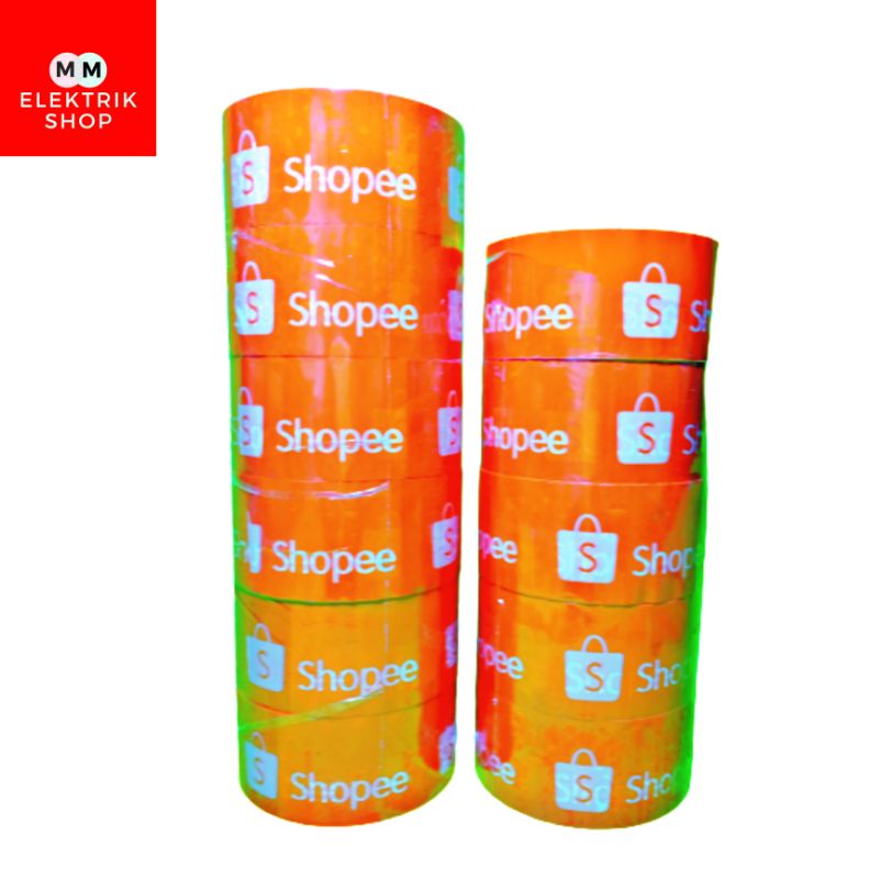 Lakban Shopee Panjang 90 Yard Best Seller HOKI TAPE