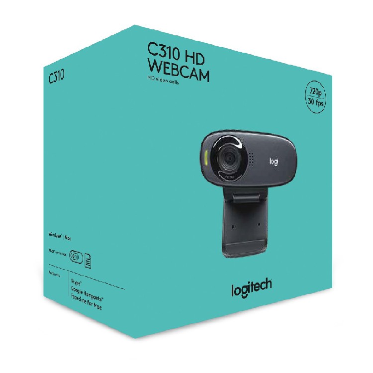 Logitech C310 HD Webcam C 310 720p Video with Lighting Correction