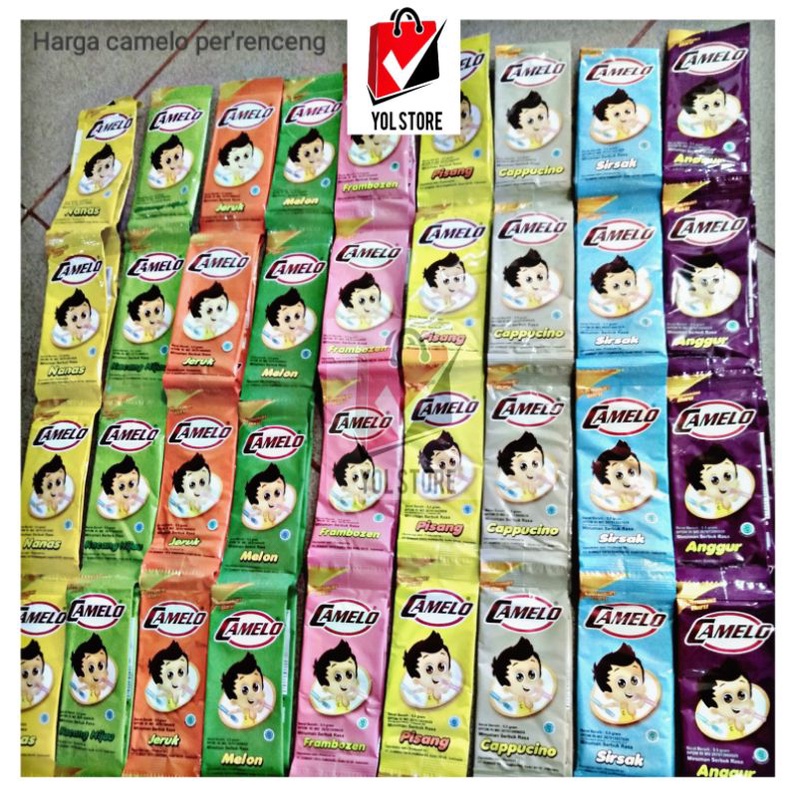 

BUBUK ES INJECT CAMELO 1 RENCENG (10 pcs)