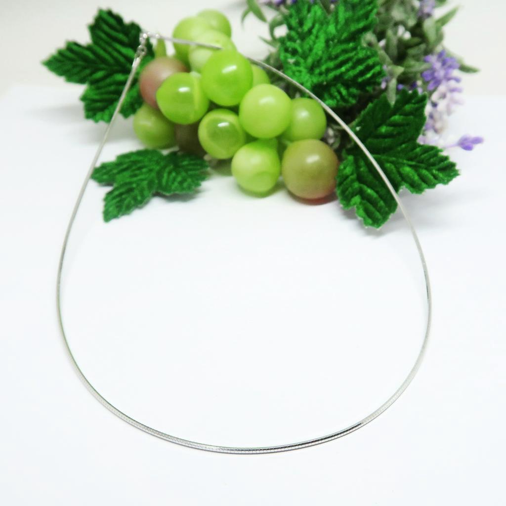 BCK054 PERHIASAN KALUNG RANTAI KAWAT KAKU PERAK SILVER 925 LAPIS EMAS