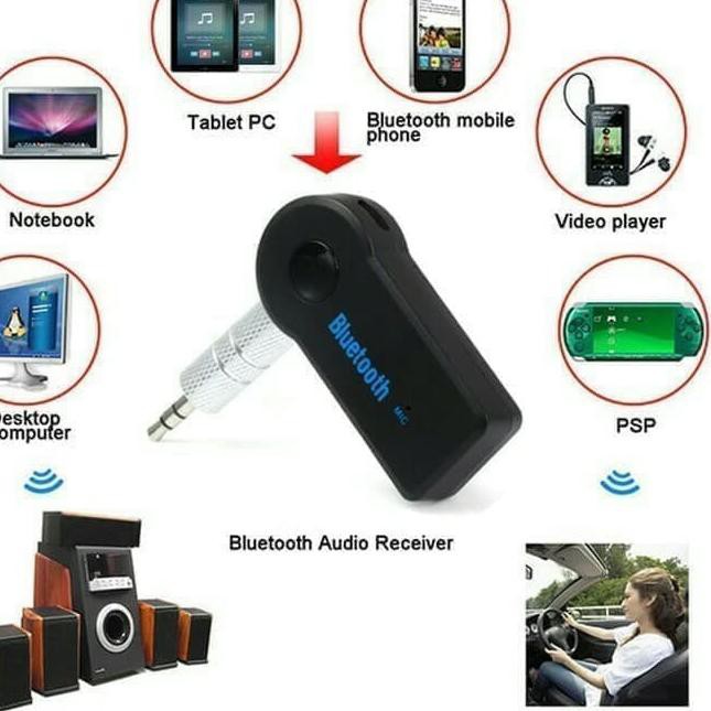 ◄ Bluetooth Receiver Audio CK-05 Aux Mobil Car Salon Music Blutut Musik Wireless BT Dongle Reciver ✮