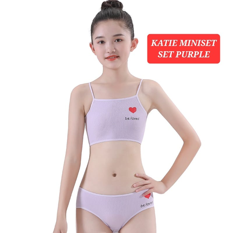 KATIE MINISET SET PAKAIAN DALAM ANAK SD SMP REMAJA ALA KOREA IMPORT NOT SOREX BAHAN KATUN ADEM NYAMAN