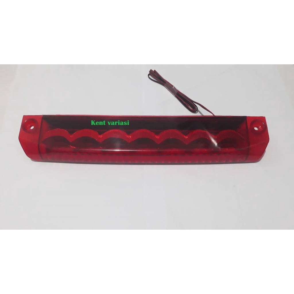 Lampu Spoiler Merah Mobil Universal 30x5x2.5 cm