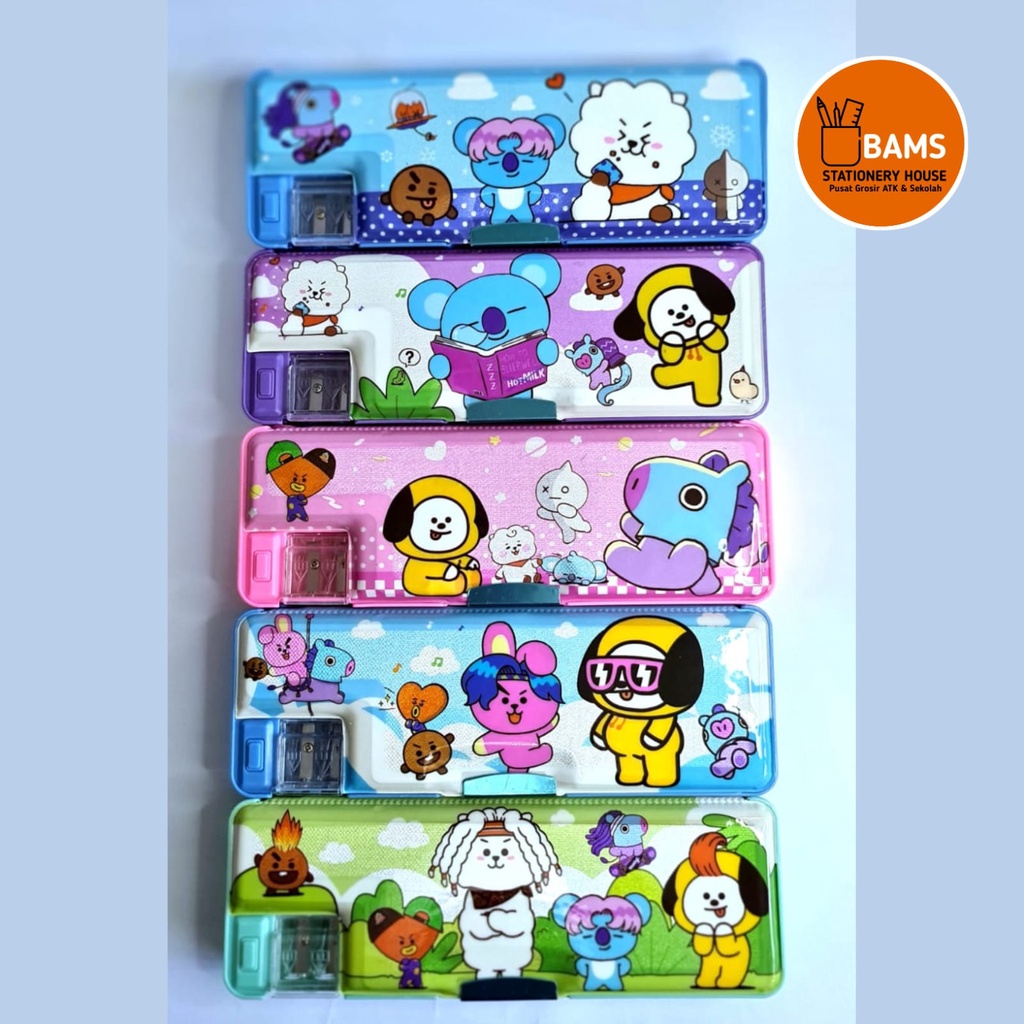 

PENCIL CASE MAGNET BTS / Pencil Case Karakter / Kotak Pensil Magnet / Tempat Pensil Lucu