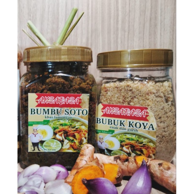 

bumbu soto 400 gram dan bubuk koya 200 gram