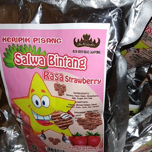Kripik pisang kepok asli Lampung