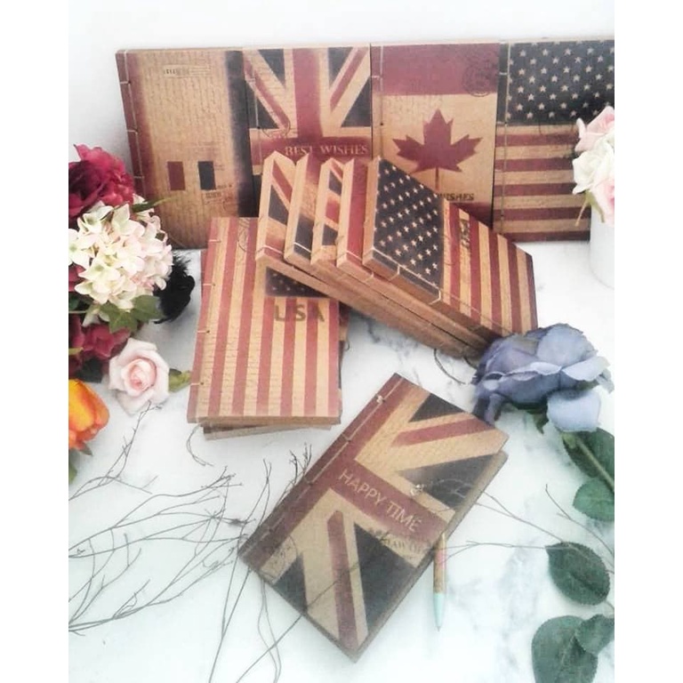 

DIARY BOOKS/NOTES BOOKS/ DRAWING BOOKS MOTIF BENDERA