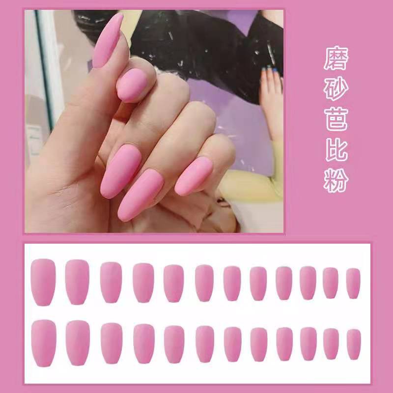 Kuku palsu matte 24 pcs / false fake nails  matte elegant nail art