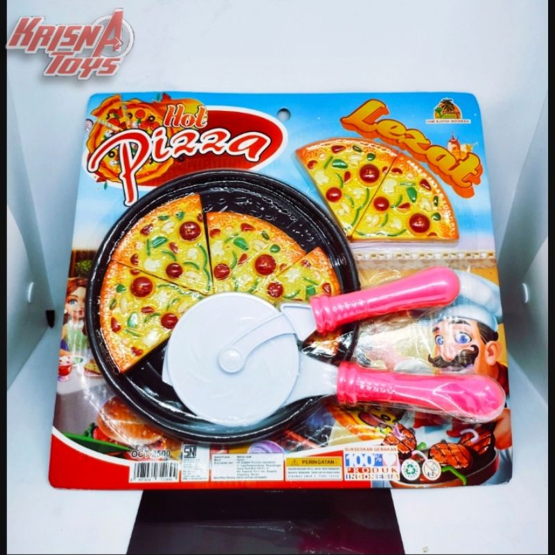 MAINAN ANAK HOT PIZZA SET/PIZZA POTONG MAINAN/FOOD PIZZA/KITCHEN PIZZA