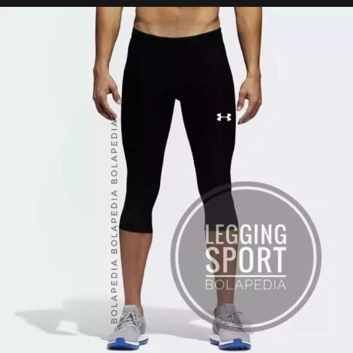 PAKET BAJU MANSET BASELAYER LENGAN PENDEK &amp; CELANA LEGING 3/4 STRECH OLAH RAGA