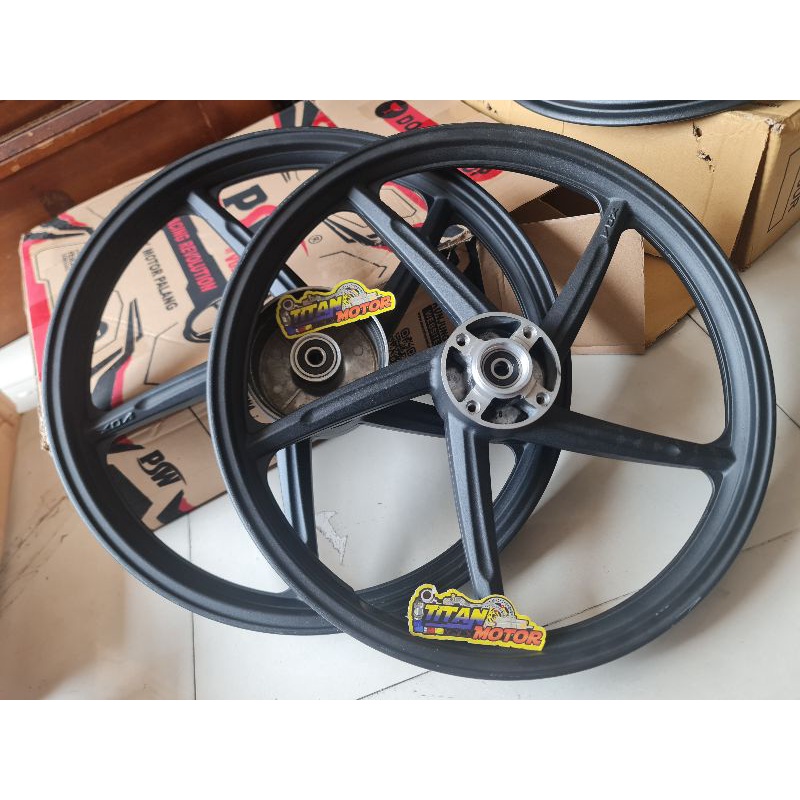 velg pelek racing Rossi ring 17 motor kharisma karisma Supra x 125