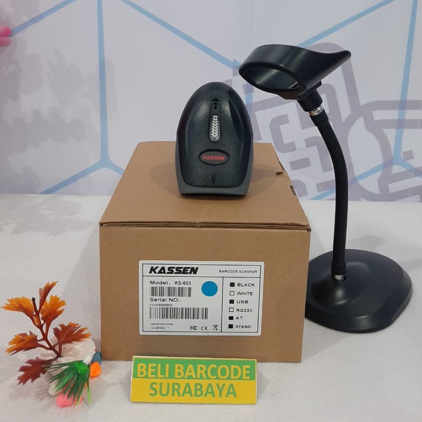 SCANNER BARCODES EFAKTUR KASSEN KS 603 BLUETOOTH 2D