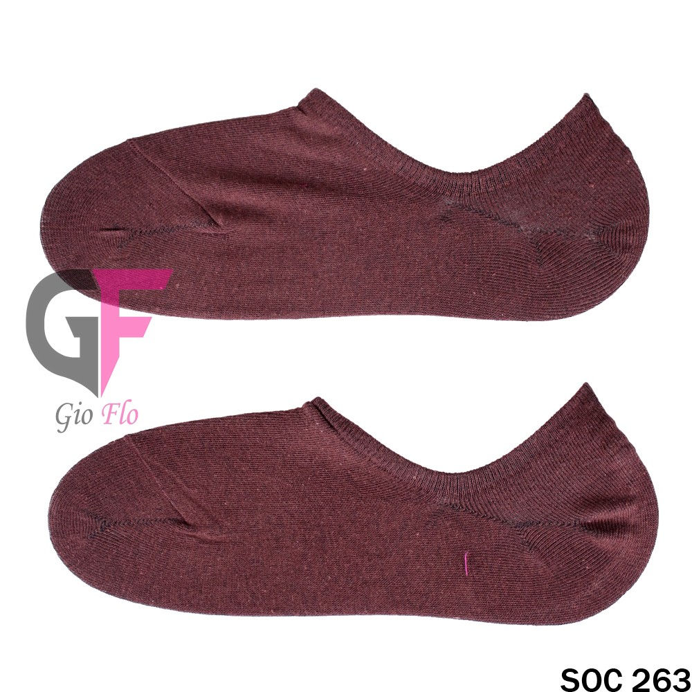 GIOFLO Kaos Kaki Tapak Casual Brown / SOC 263