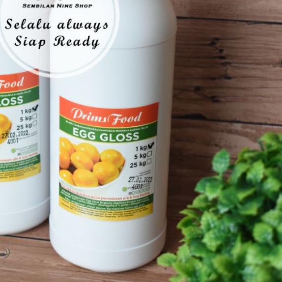 

☛ Prims Food EGG GLOSS 1 KG Pengganti Kuning Telur Pengkilap Kue Kering ✤