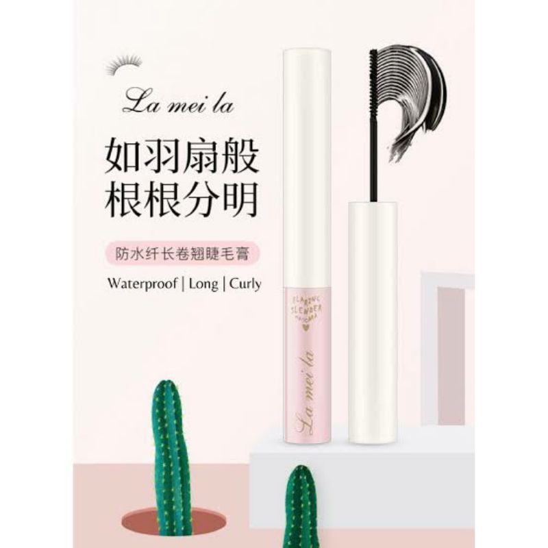 3D Maskara Microcara Thin Mascara Kosmetik Mata Pelentik Bulu Mata Make Up Makeup