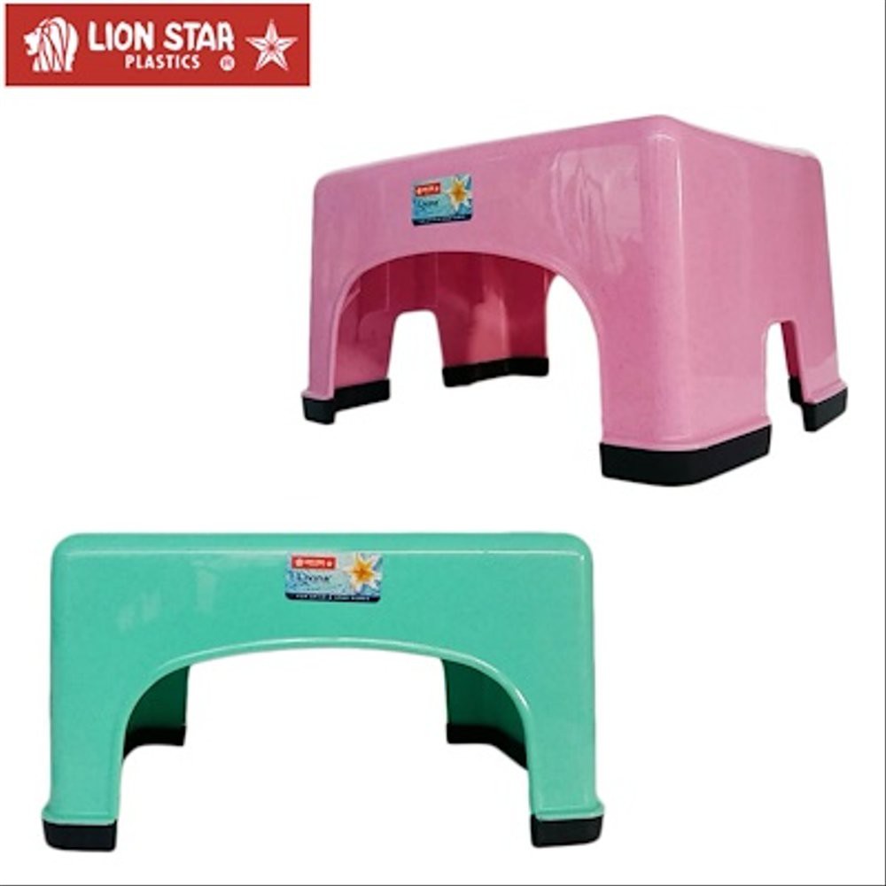 Bangku Pendek Kursi Tempat Duduk baso Kursi jongkok pendek anak kecil plastik segi keramik Lion Star