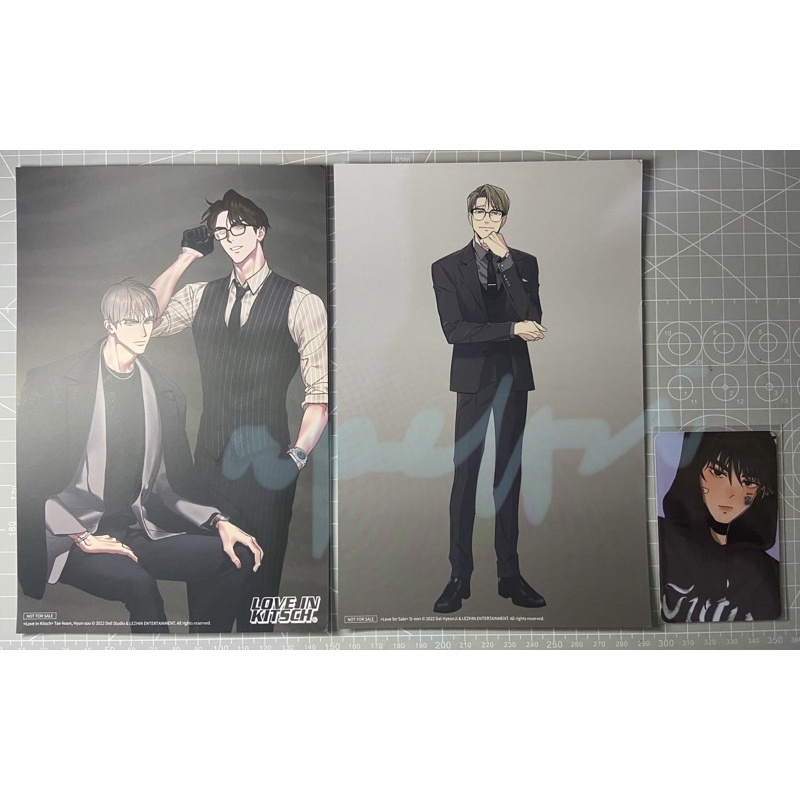 

[READ DESC] megumi 6baji, postcard lezhin love for sale and love in the kitsch