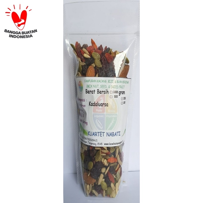 

LAINNYA-KEMASAN-MINUMAN- ORIGINAL MIX NUT/ALMOND,WALNUT,SFPUMPKIN,RAISIN,CRANBERRY,GOJIBERRY