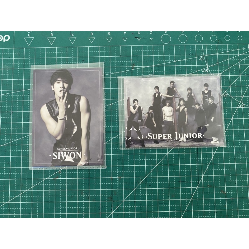 Super Junior Star Card Collection Hot stamping Rare Siwon Photocard Bonamana Donghae Eunhyuk Leeteuk