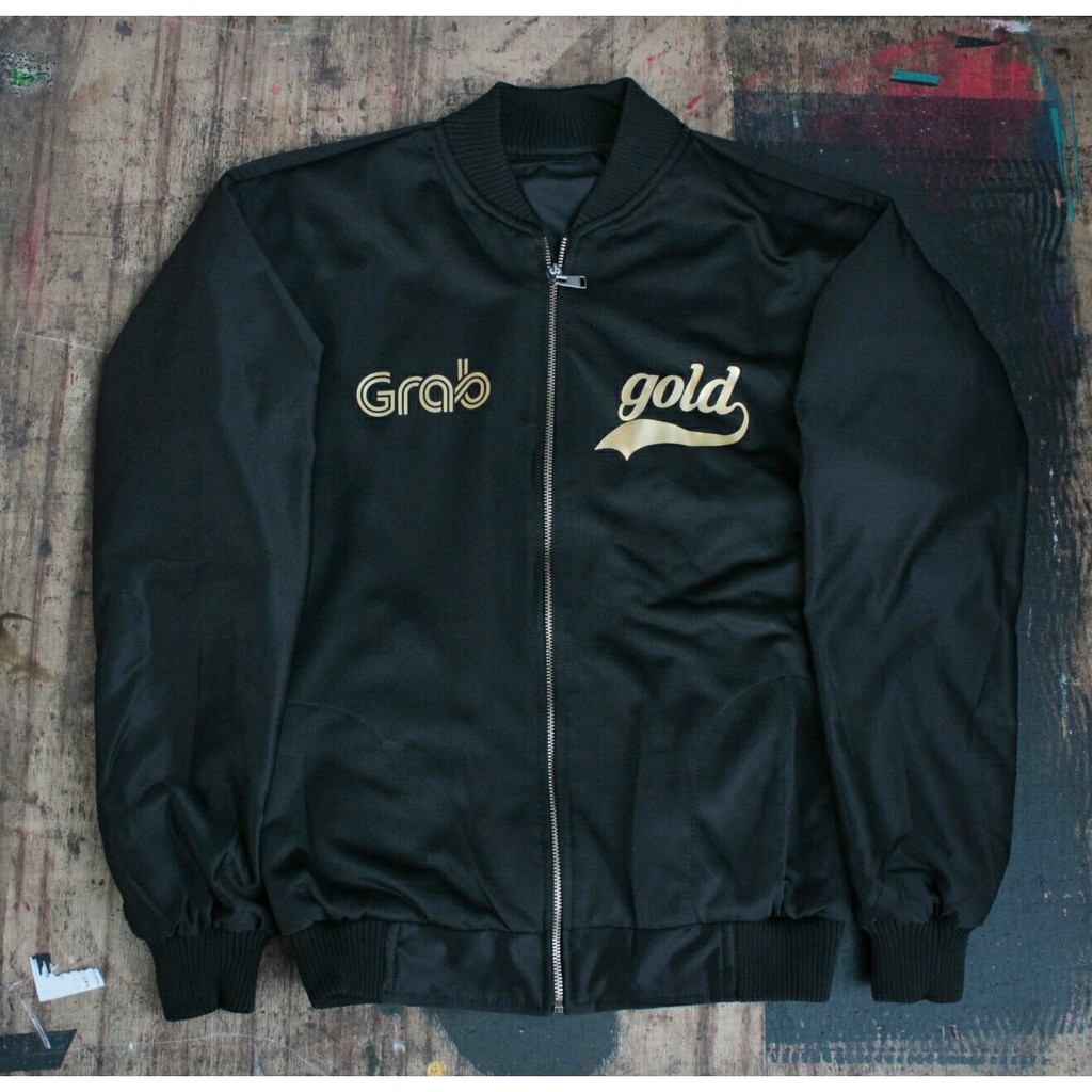 JAKET BOMBER GRAB GOLD