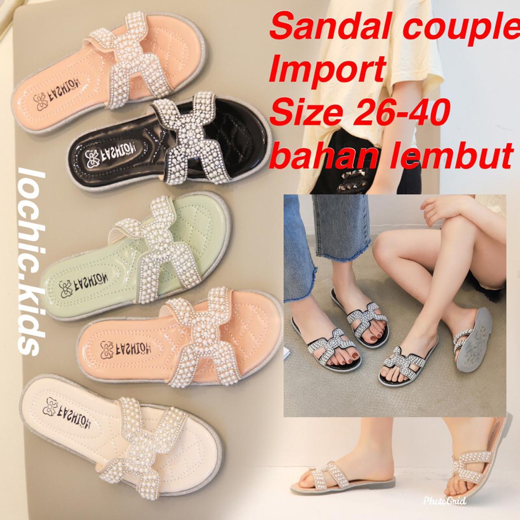 (LOLI-JKT) 302 SANDAL COUPLE BLINK ANAK DAN BUNDA (lochic)