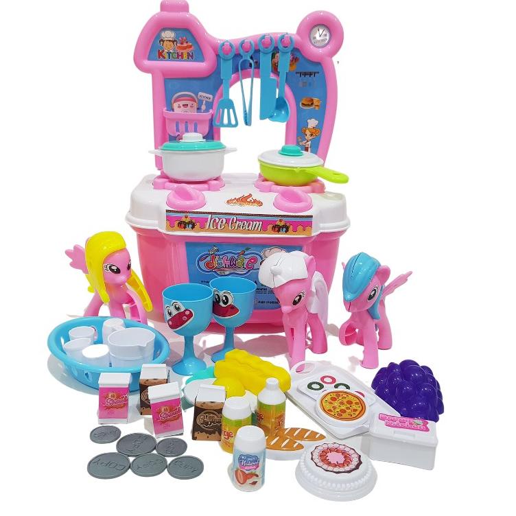 MAINAN ANAK KITCHEN PONY ICE CREAM FFI FIC104 MAINAN MASAK MASAKAN P1Q1