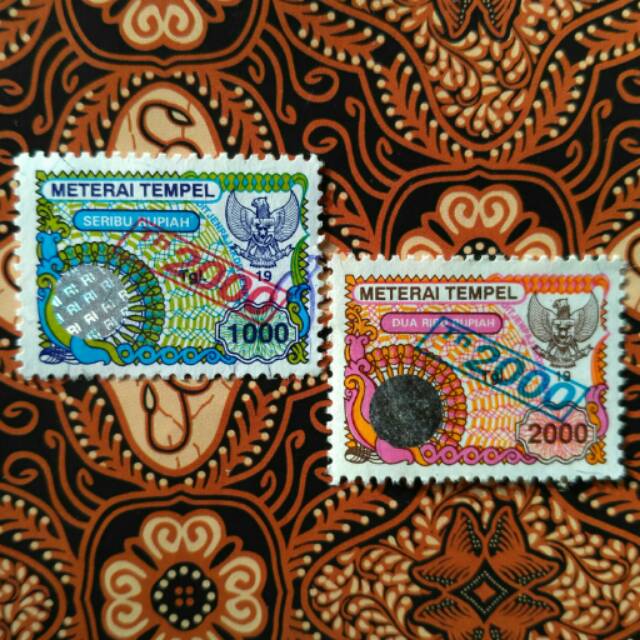 

Materai 1000 dan 2000 Rupiah Tahun 2000 Original-MTR0036