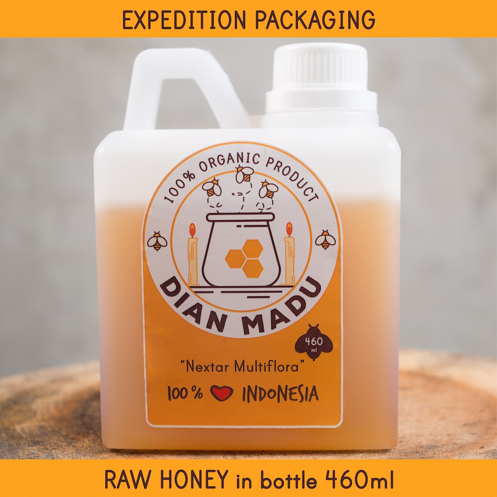 

Madu Nektar Multiflora 460ml 100% Asli, Botol Plastik Kemasan Expedisi