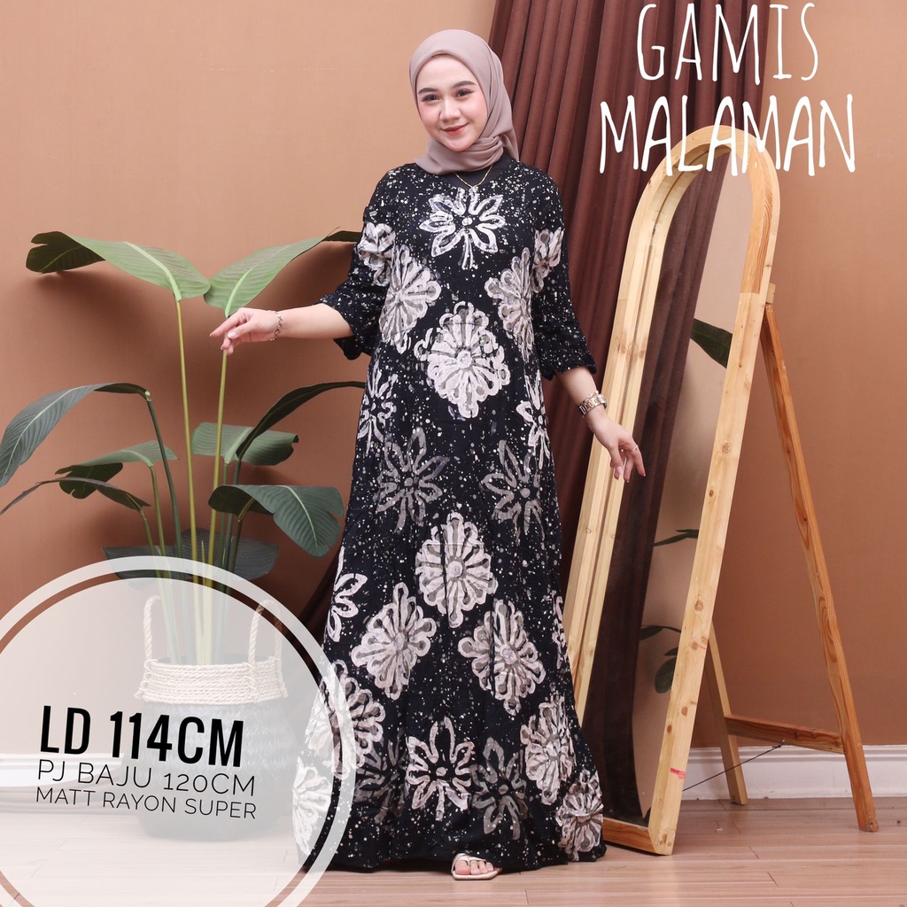 Gamis rayon malaman gamis busui madong WARNA