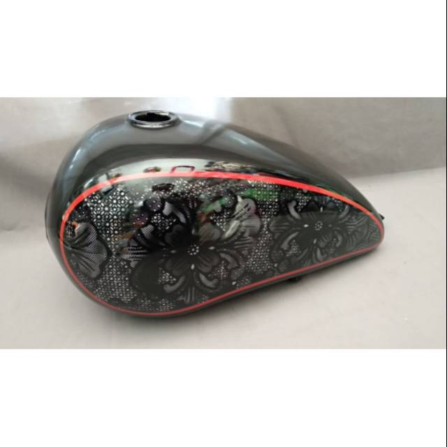 TANGKI JAPSTYLE BATIK COPPER BOBBER SCORPIO BRATSTYLE