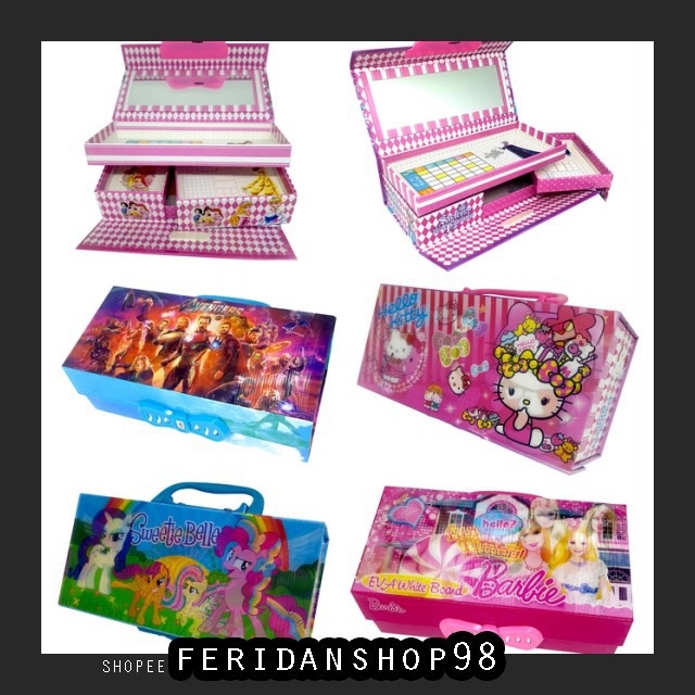 

BT176 KOTAK KODE BEST KOTAK AKSESORIS TEMPAT PENSIL STATIONERY MAKE UP BOX BY FERIDANSHOP98