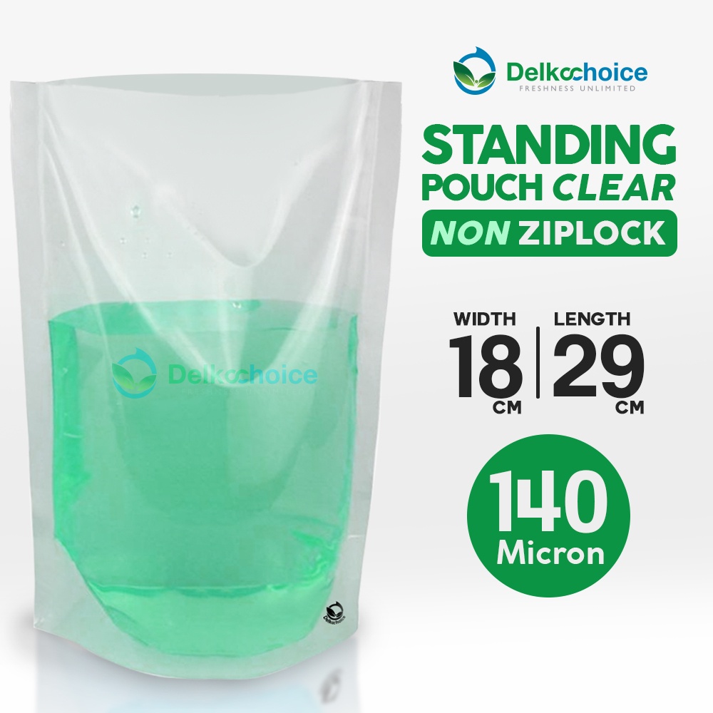 STANDING POUCH NYLON - PLASTIK KEMASAN CAIRAN 18X29