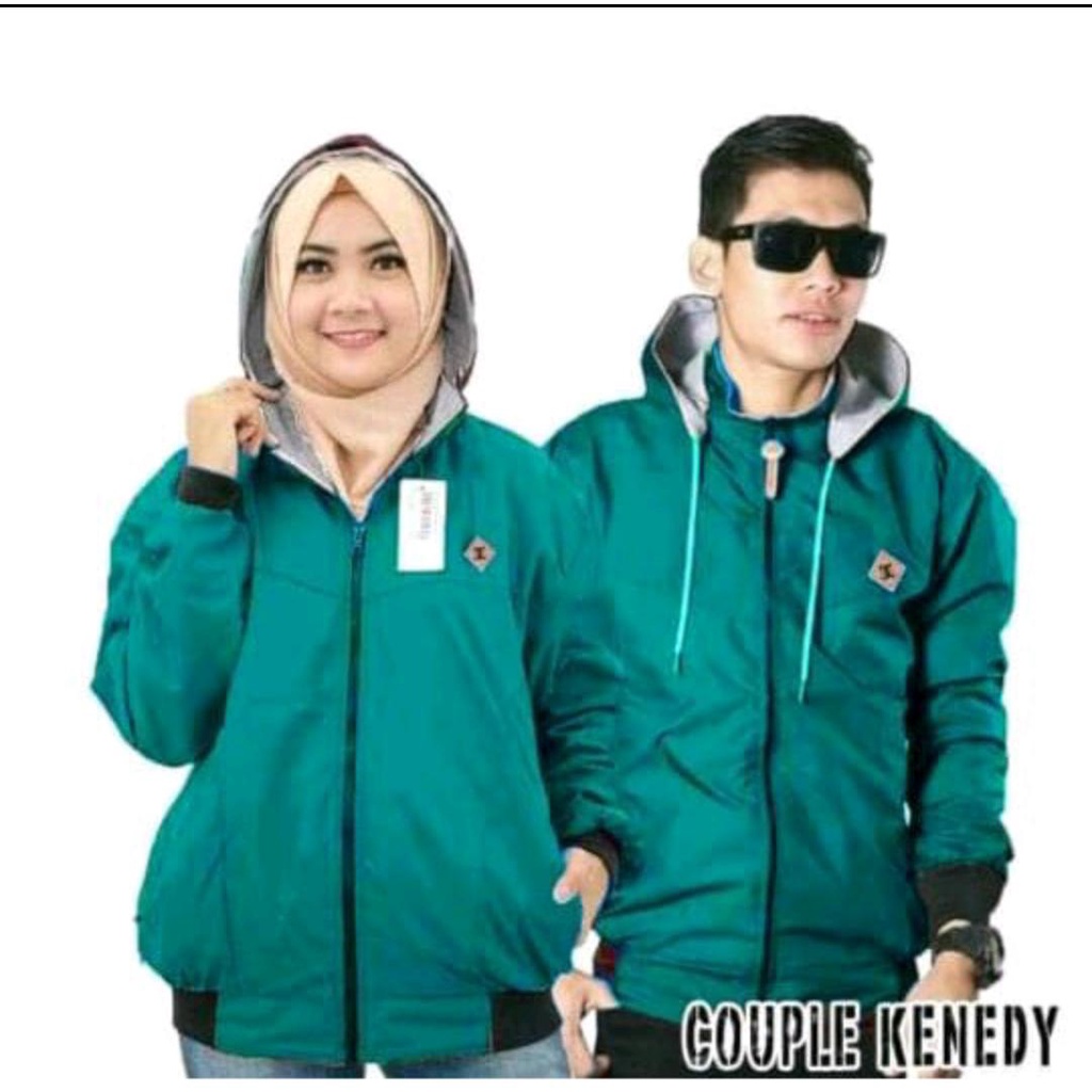 JAKET BOLAK BALIK PRIA WANITA COUPLE SIZE L