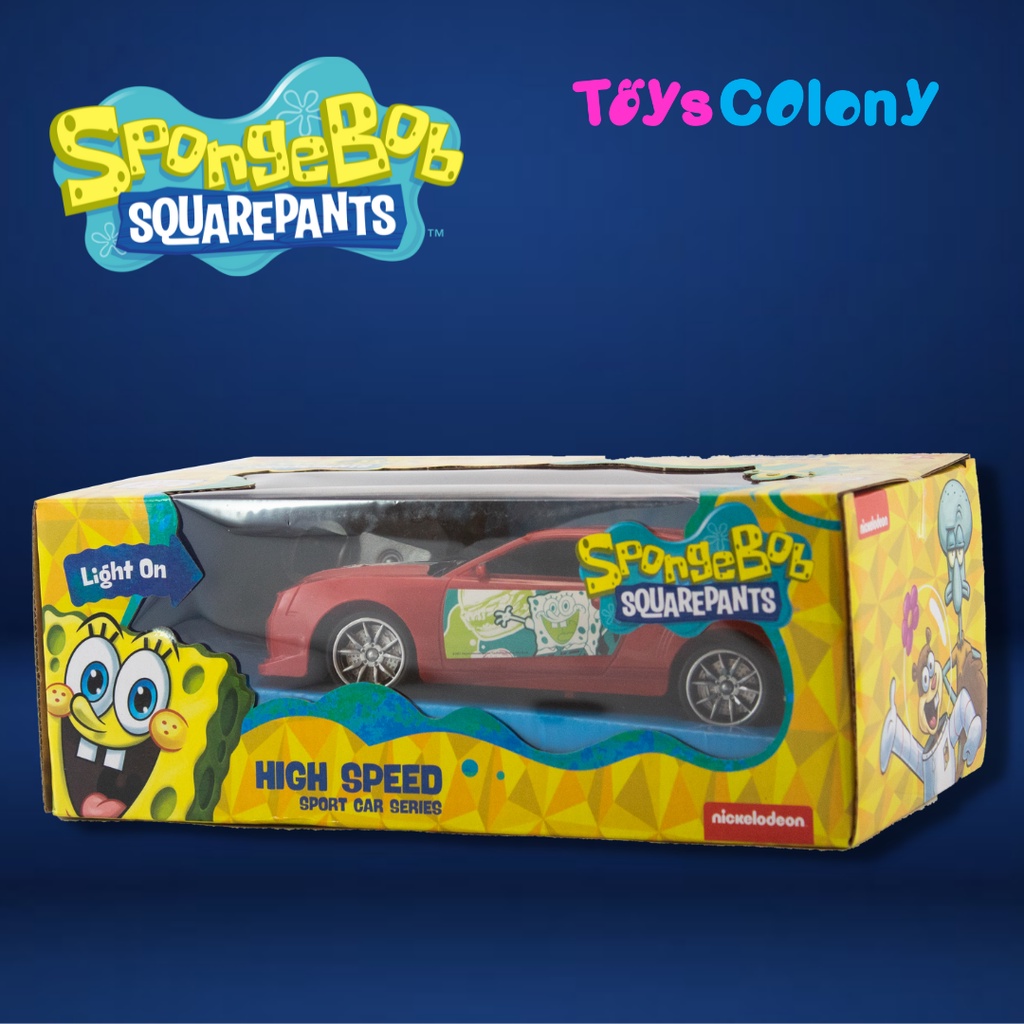 MAINAN REMOTE CONTROL RC CAMAO SPORT CAR SPONGEBOB SERIES SB 1382-1