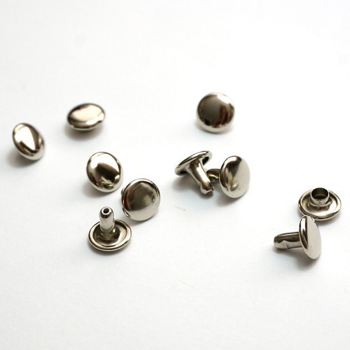 Paku centang 6mm 6x6 2sisi nikel ATG rivet 6 mm keling double cap bolak balik