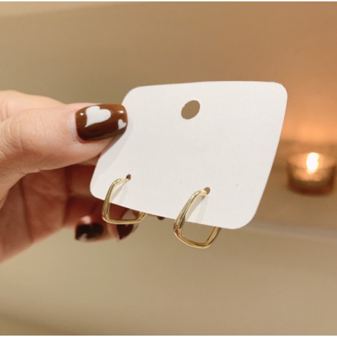 Anting s925 sterling silver hypoallergenic Gaya Korea Untuk Wanita-Ej808-1